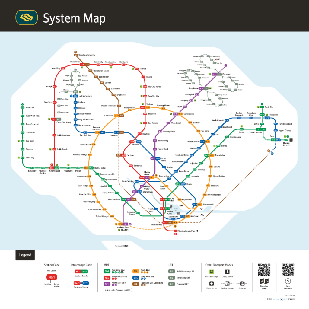 MRT map