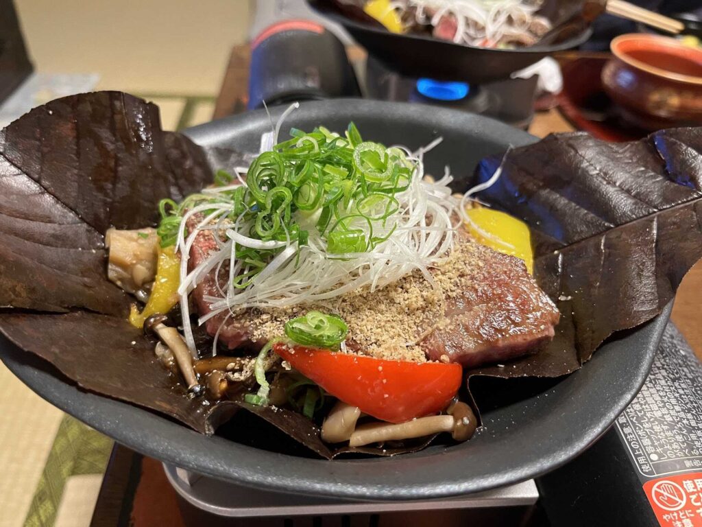 鶴形旅館夕飯1