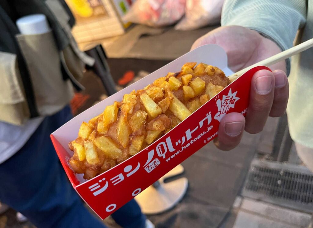 ポテトチーズハットグ