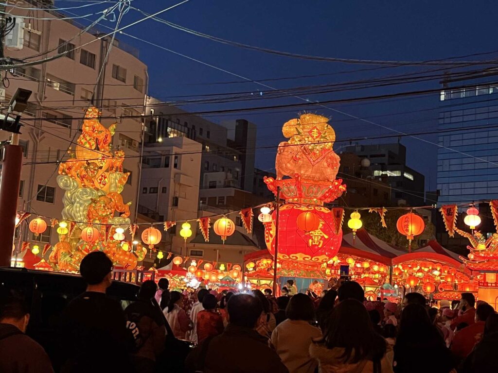 festival at night