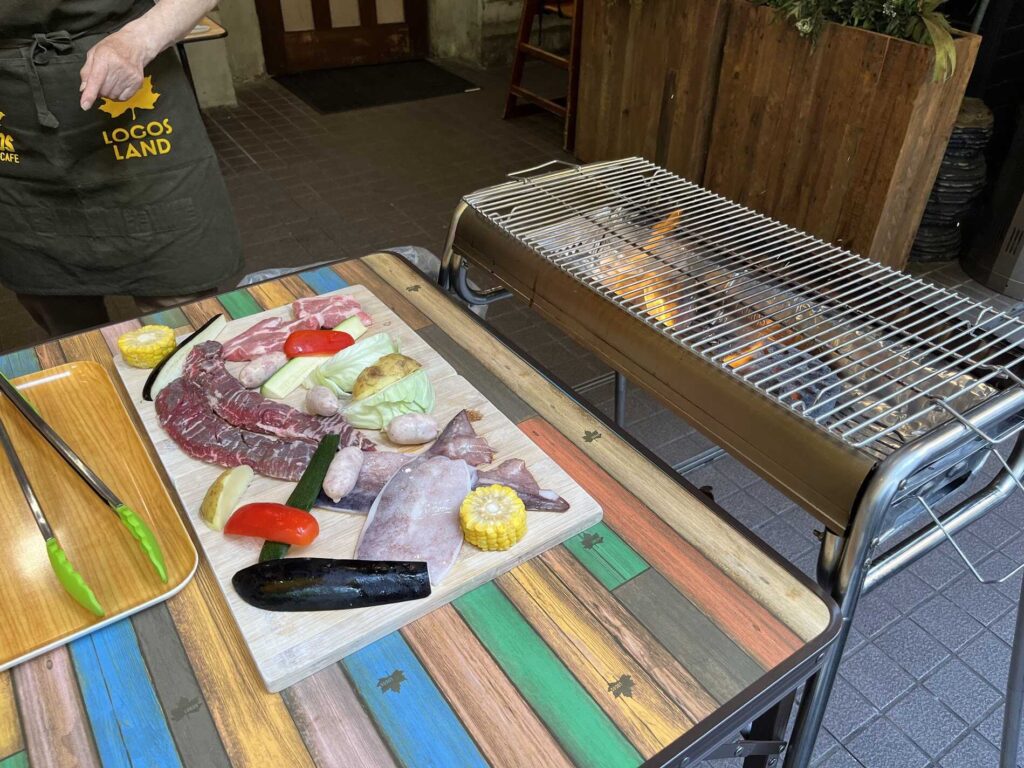 屋内BBQエリア１